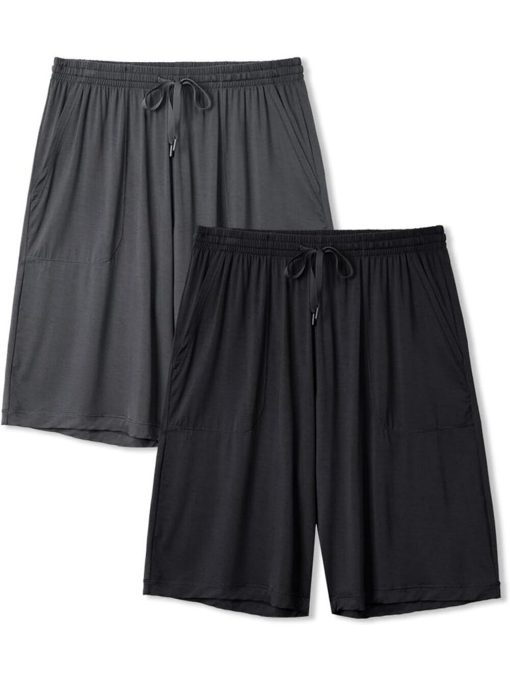 Cloud-Soft Men's Pajama Shorts - 2 Pack Comfortable Sleep Shorts for Relaxation